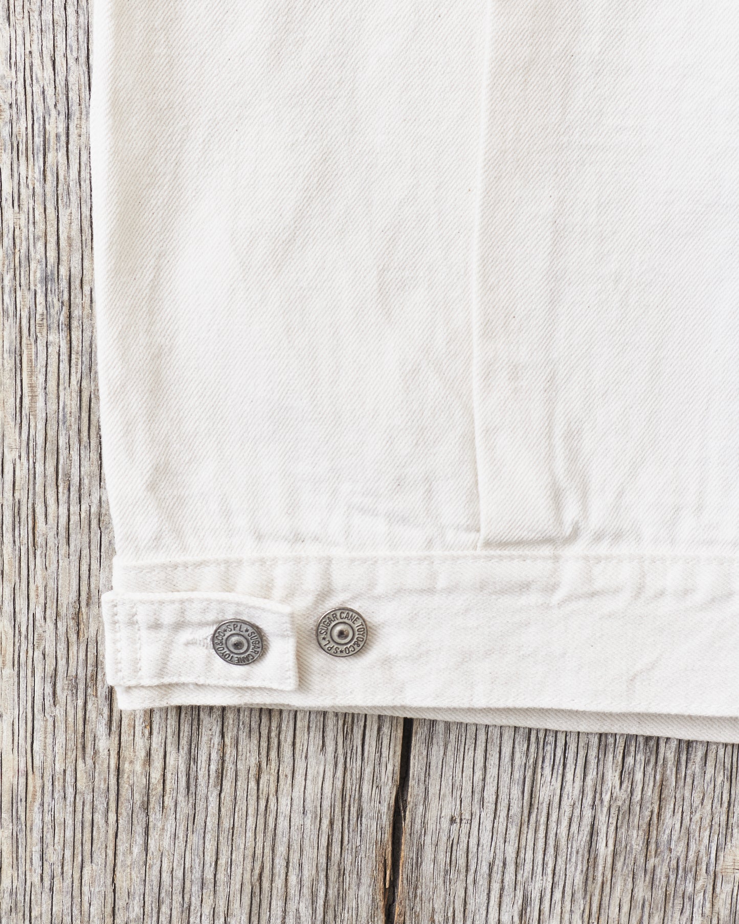 Sugar Cane & Co SC15720 1953 Type 2, 13 oz White Denim Jacket