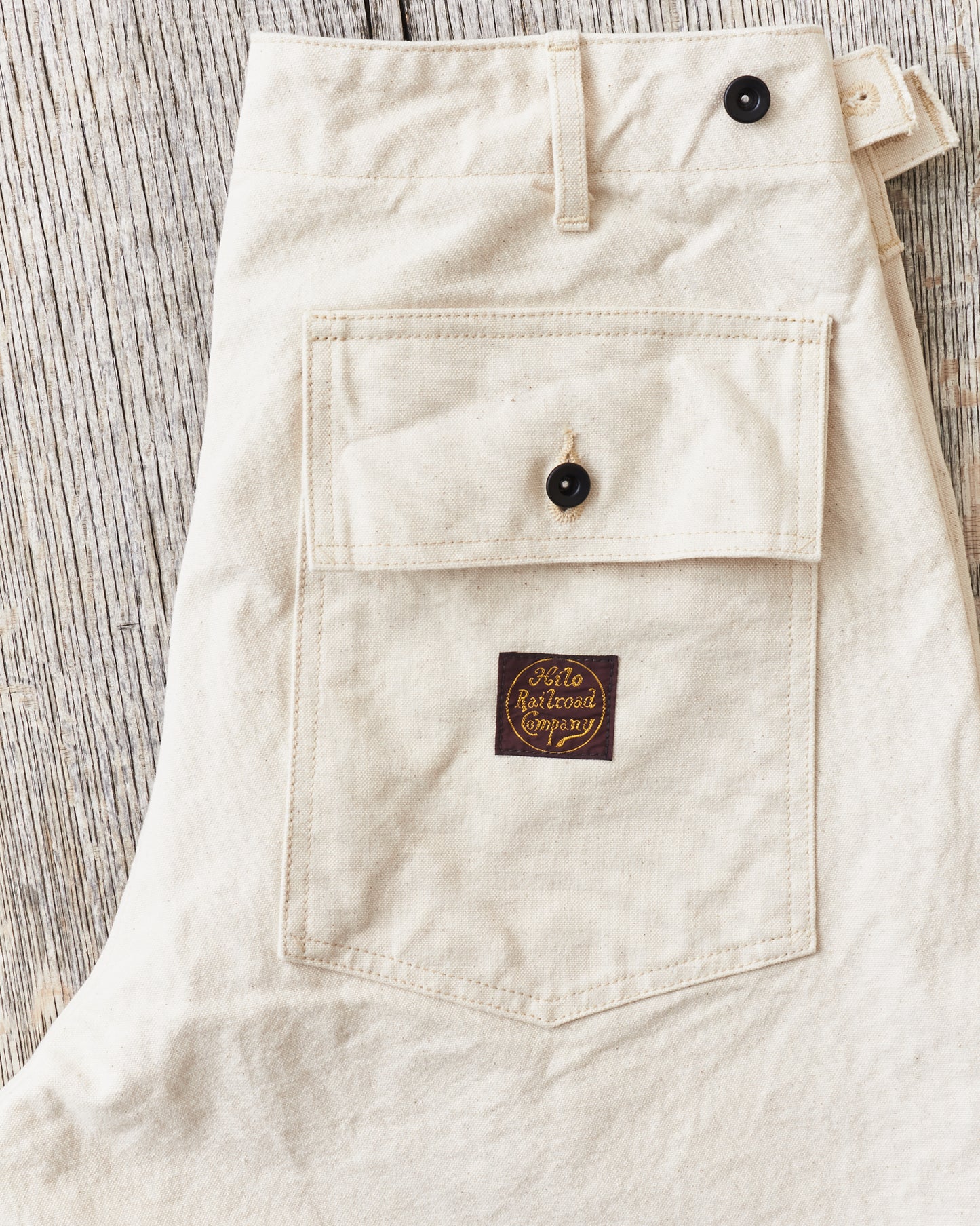 Sailor Moku Products Lot No. SM42524 10oz. White Cotton Duck Work Pants