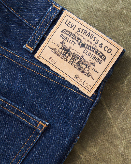 Second Hand Levi's Vintage Clothing 606 Big E Jeans W29 / L32