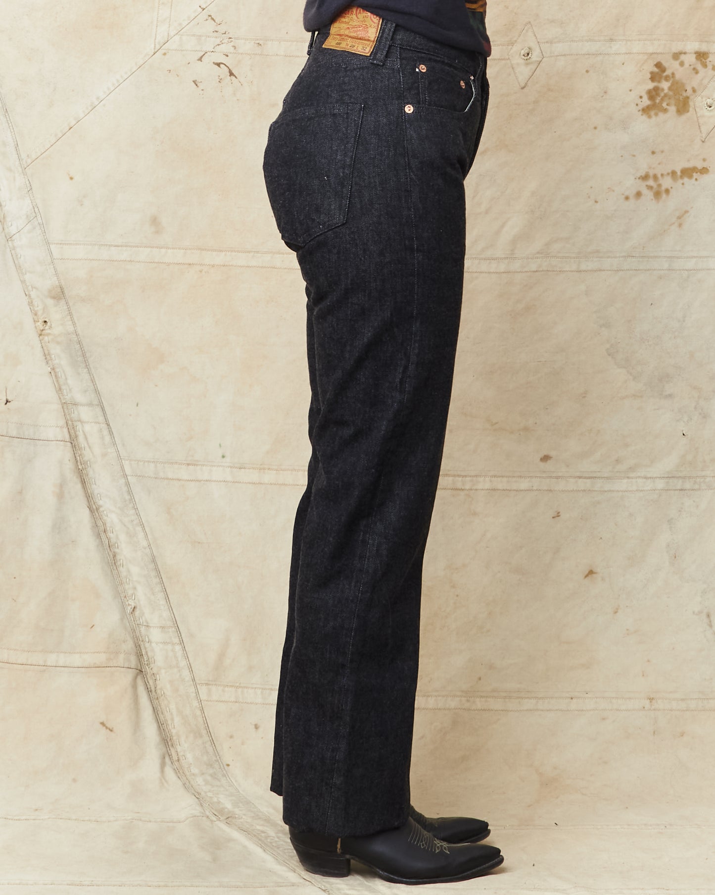 Sugar Cane & Co. 460 (1947) Model 14,25oz One Wash Black Denim SC42460