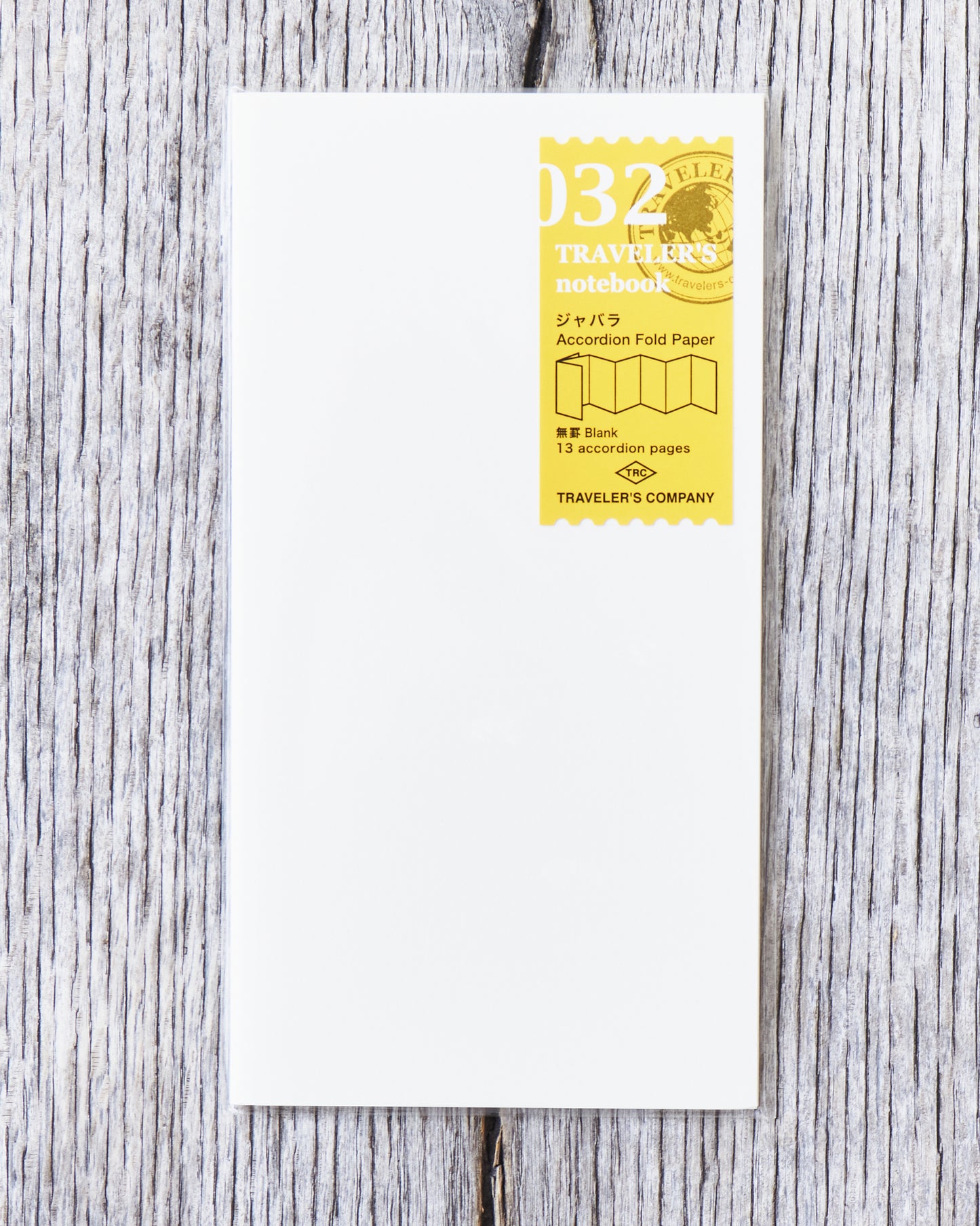 Traveler’s Company #032 Regular Notebook Accordion Fold Paper