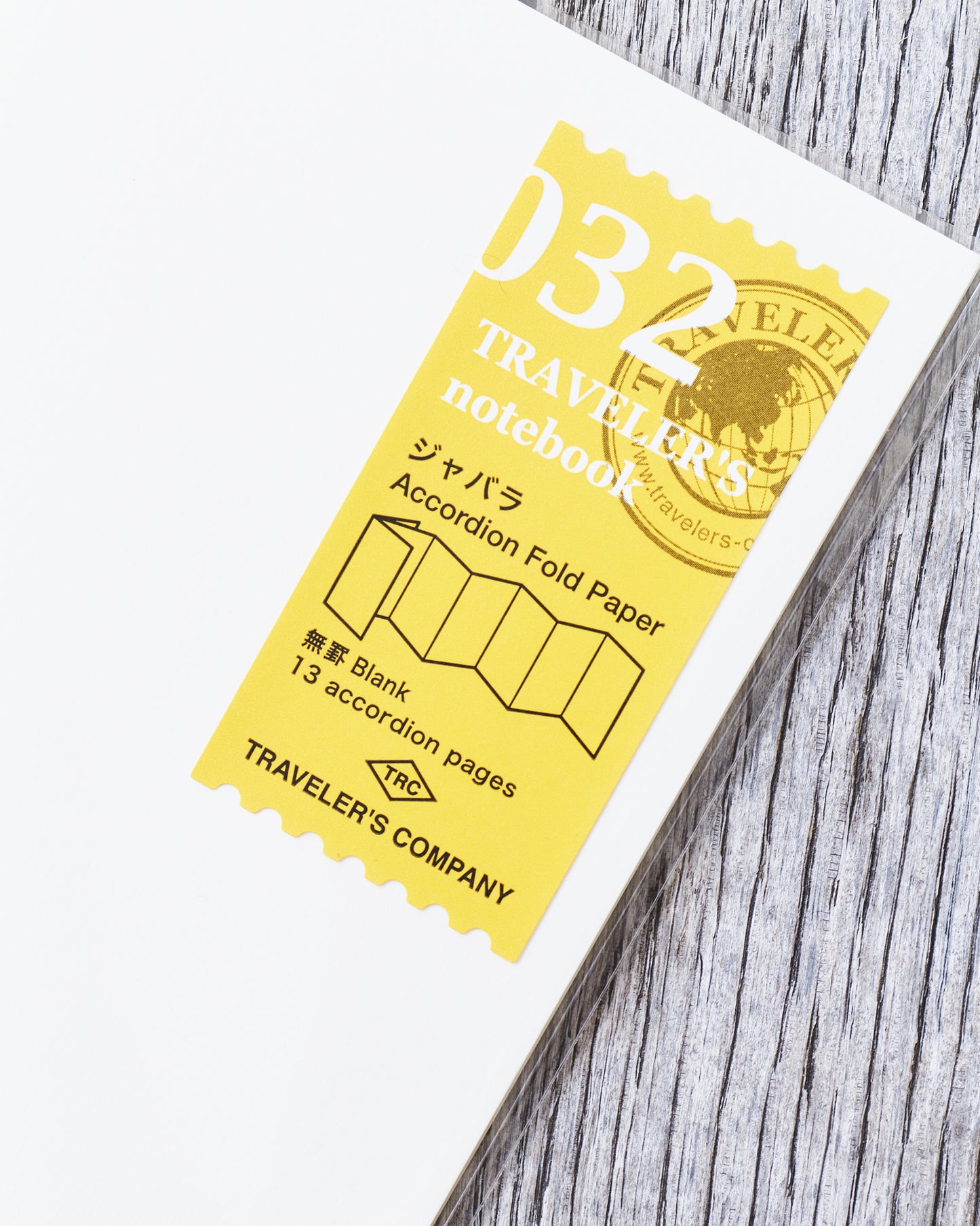 Traveler’s Company #032 Regular Notebook Accordion Fold Paper