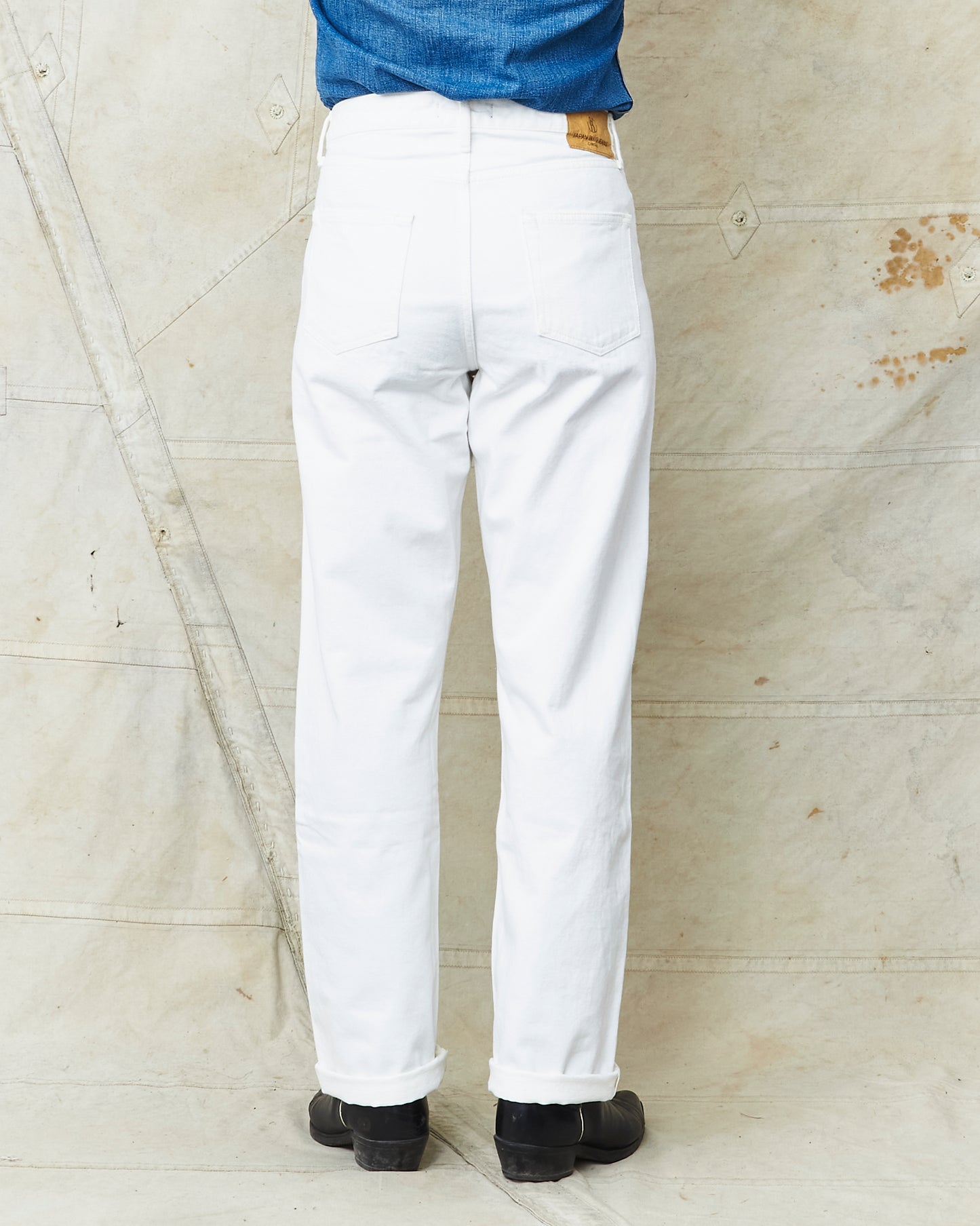 Japan Blue JBJE15703A Circle 13,5oz White Straight Loose Fit Jeans