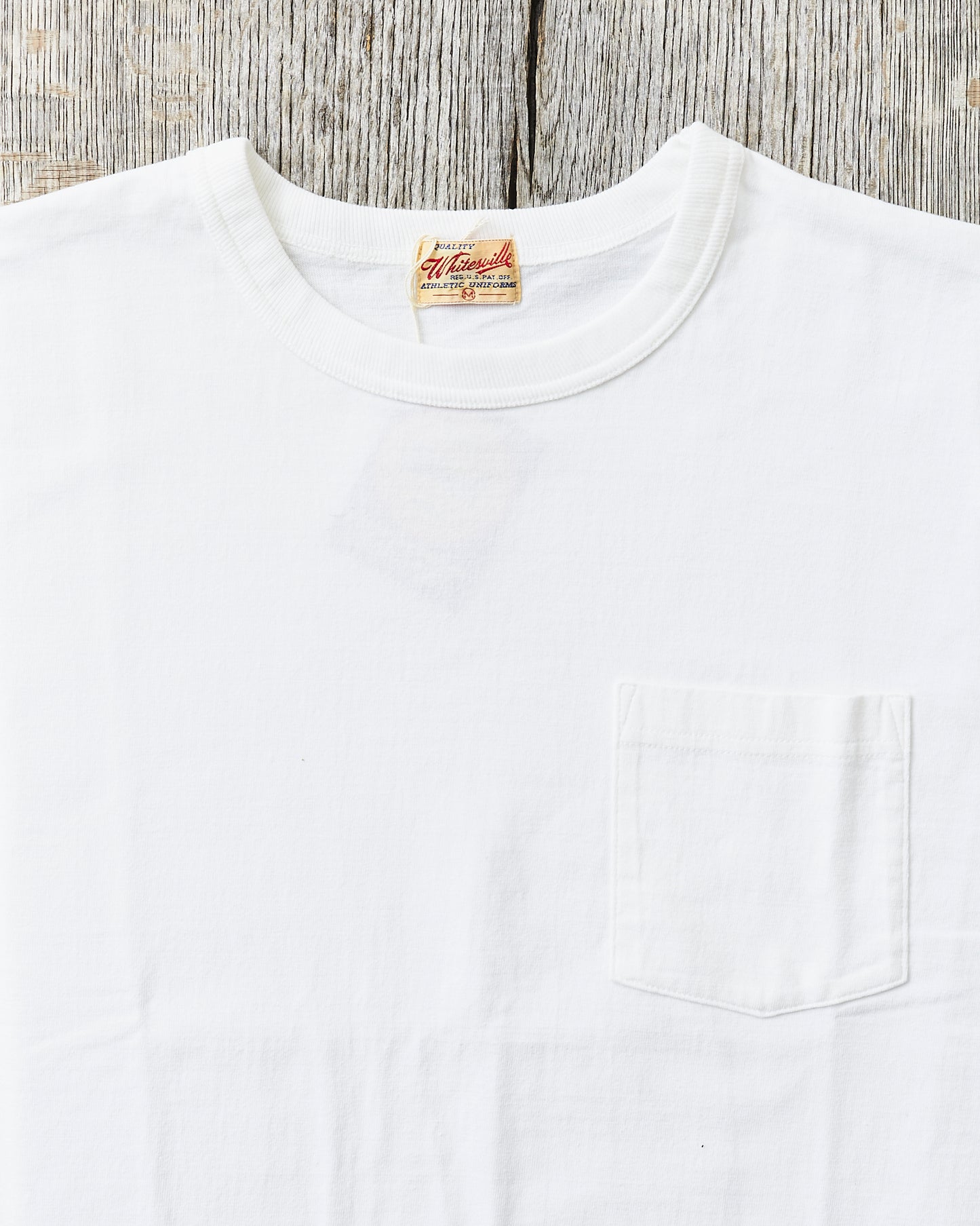 Whitesville WV78932 Off White Heavyweight Short Sleeve Pocket T-shirt