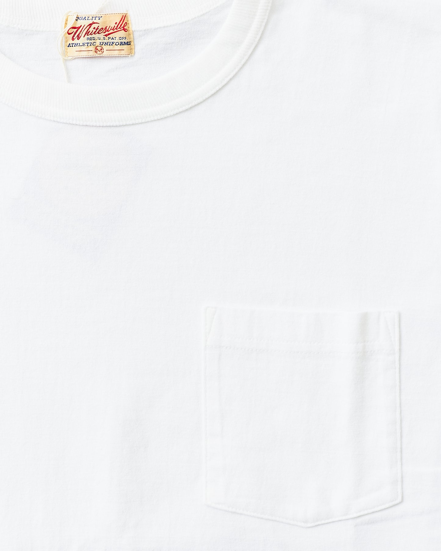 Whitesville WV78932 Off White Heavyweight Short Sleeve Pocket T-shirt