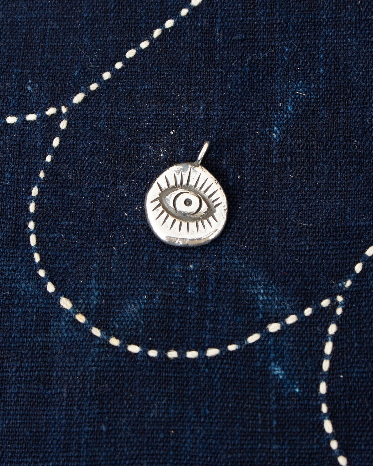 Tenable Crafts Evil Eye Protective Silver Pendant #10