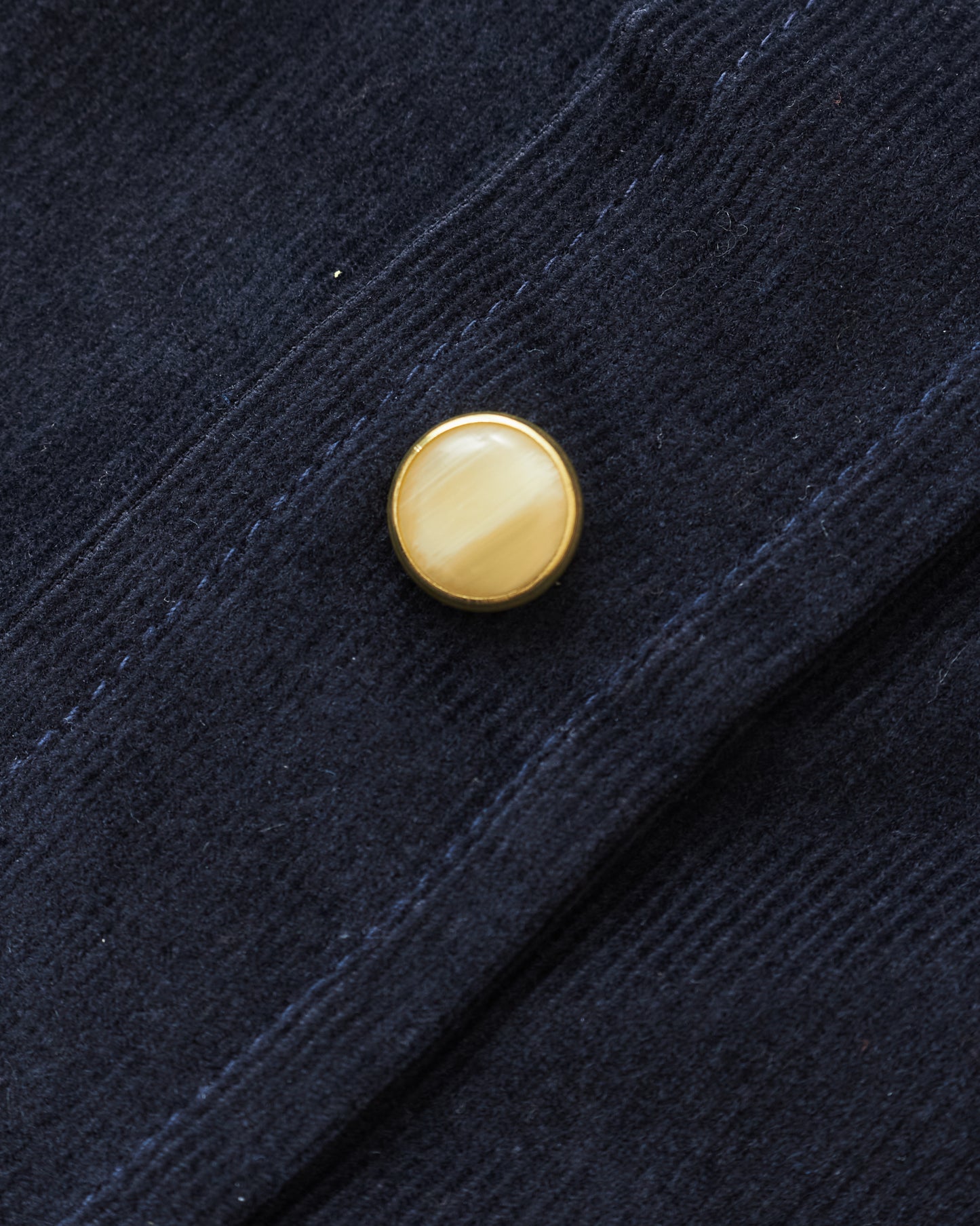 Indigofera Sideras Corduroy Shirt Navy