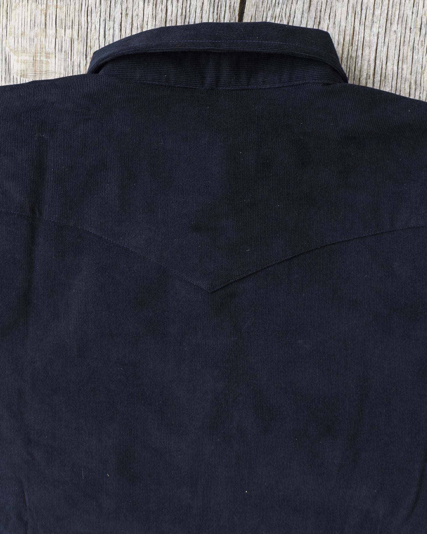 Indigofera Sideras Corduroy Shirt Navy