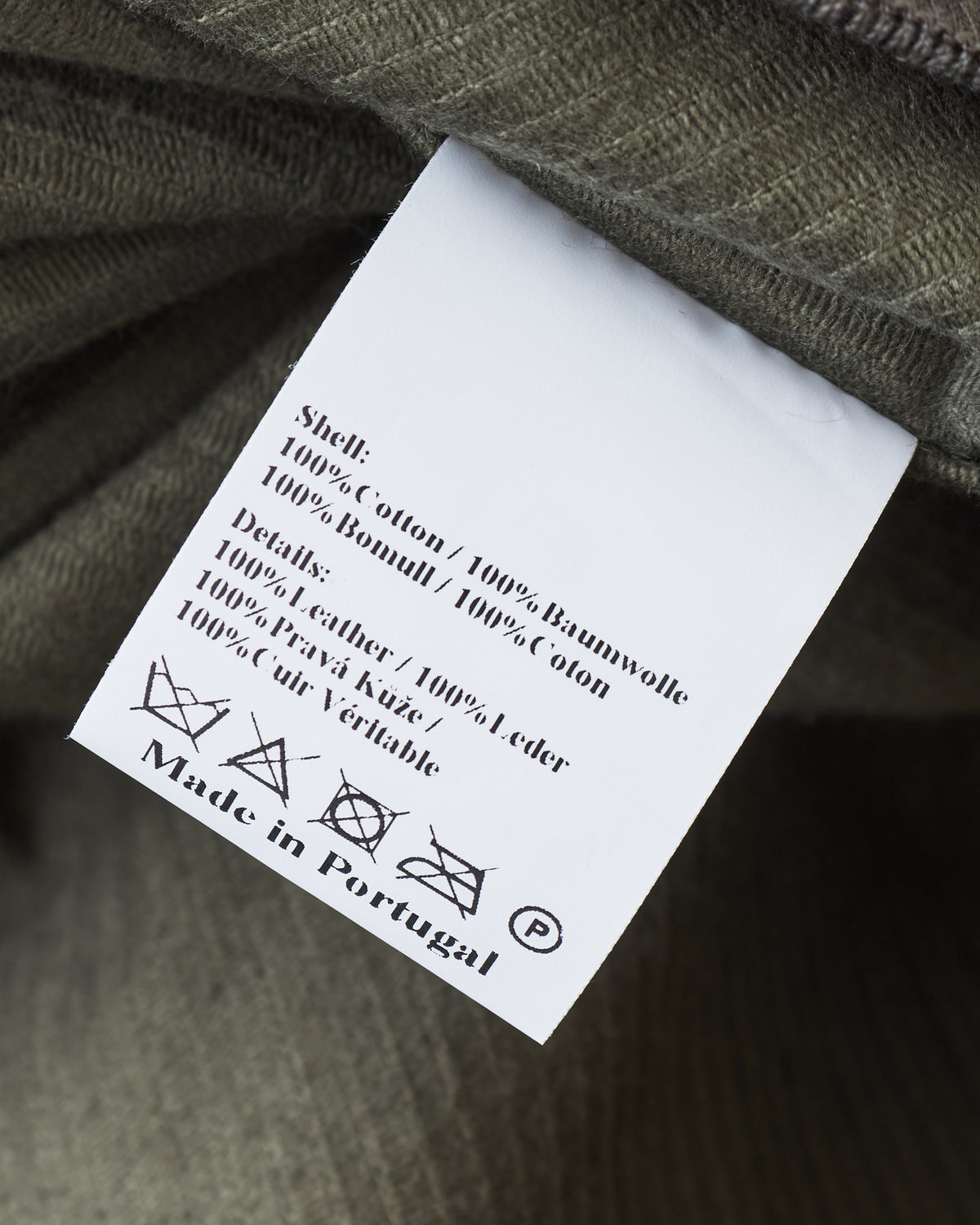 Indigofera Fargo Trucker 8W Corduroy Jacket Green