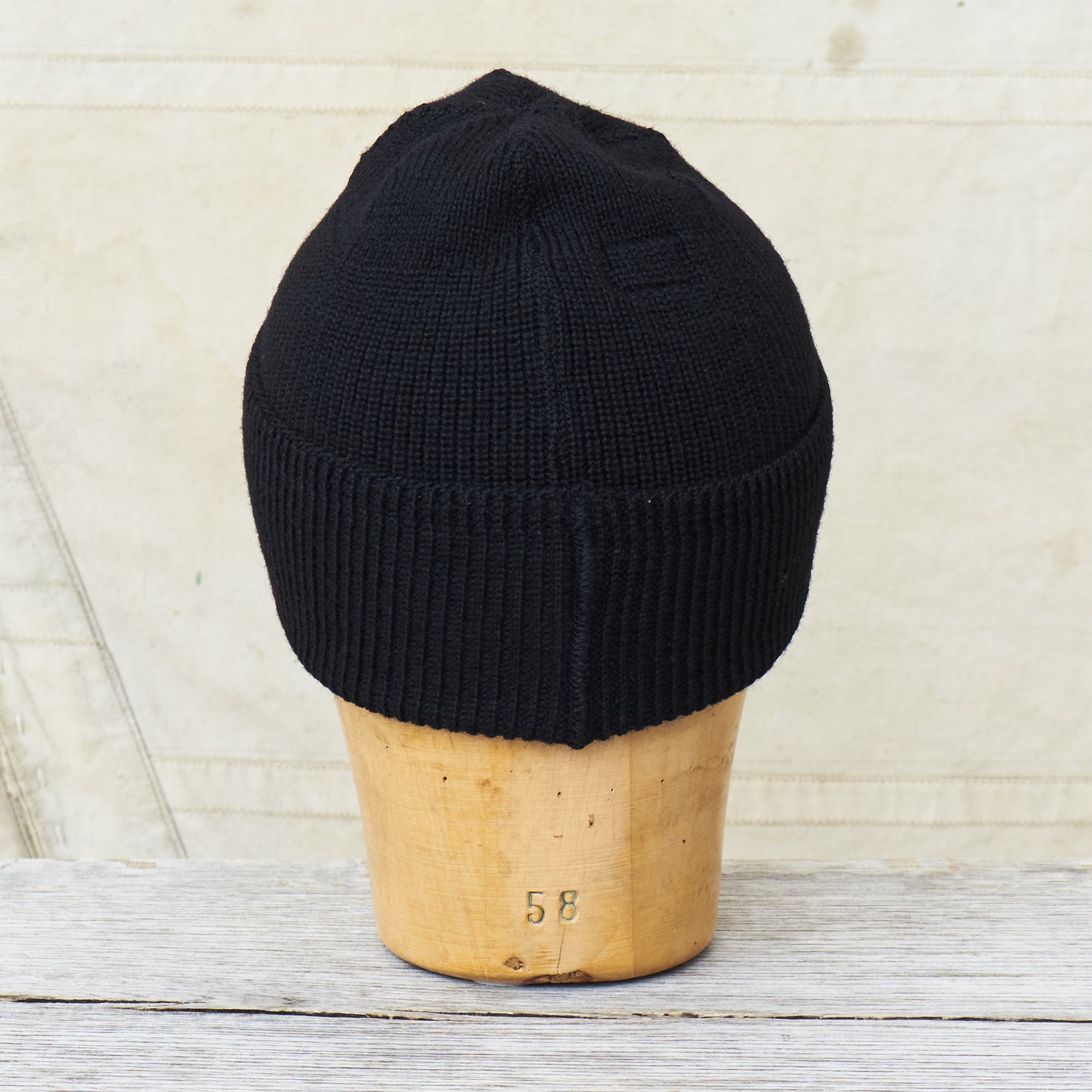 Papa Nui Cap Co. General Issue Watch Cap Black