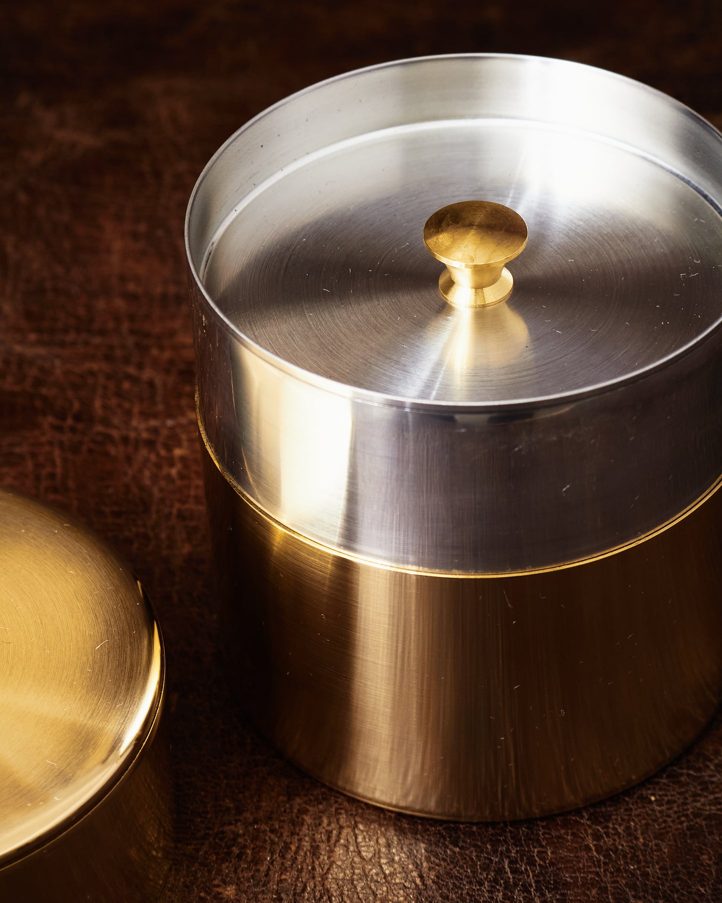Kaikado Tea Caddy Brass 120g