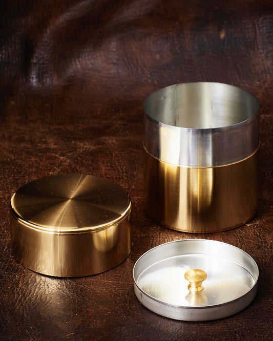 Kaikado Tea Caddy Brass 120g