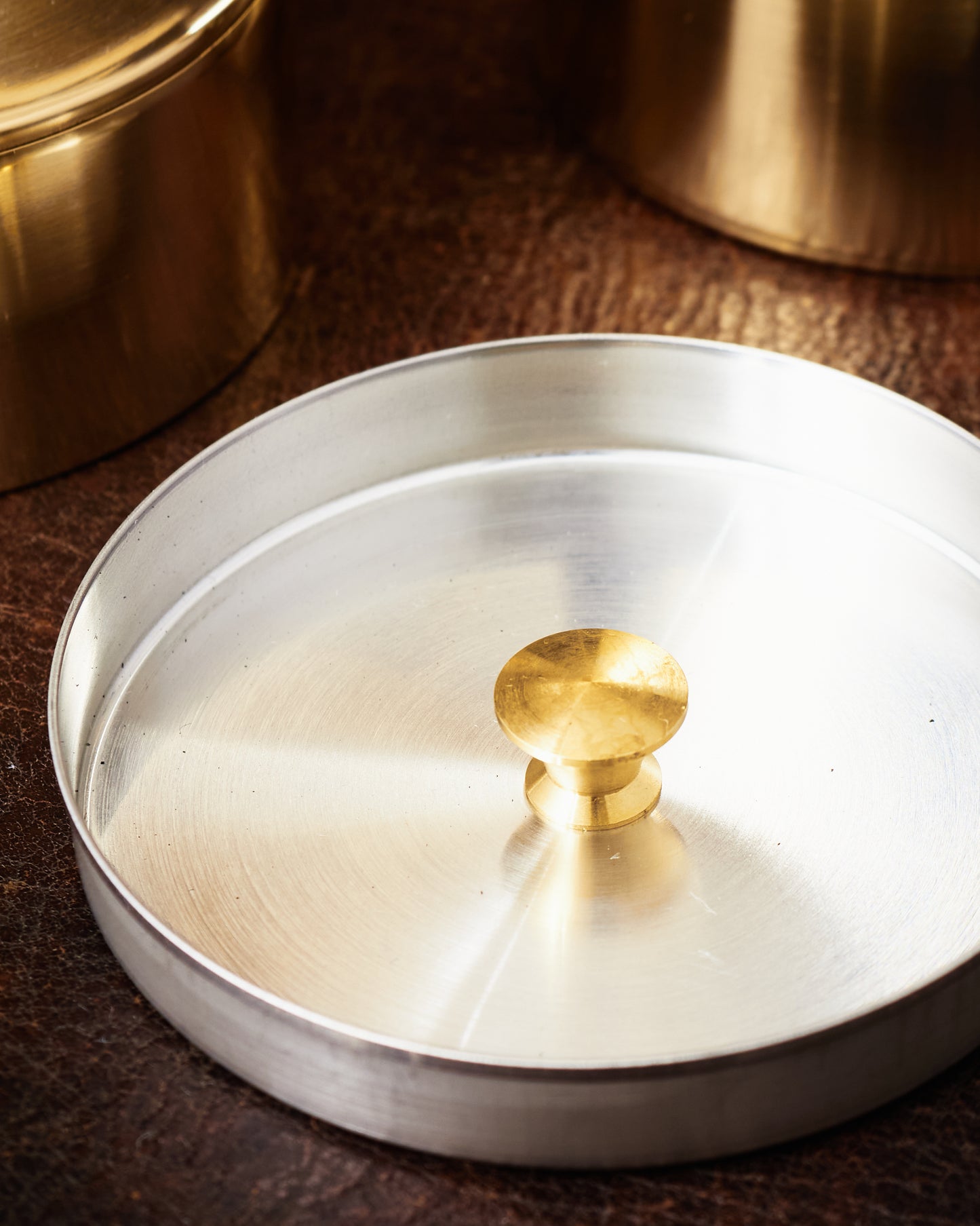 Kaikado Tea Caddy Brass 120g