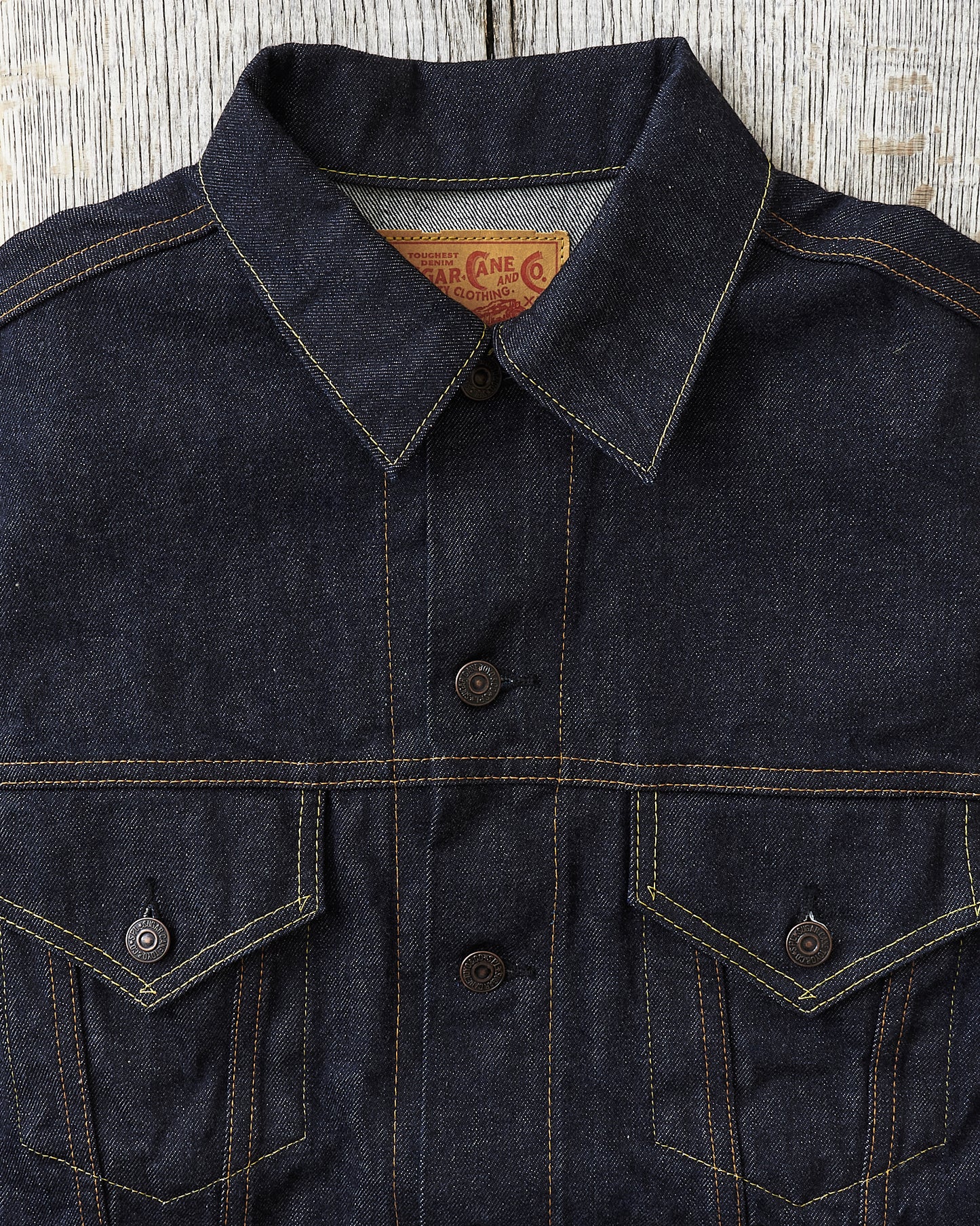 Sugar Cane & Co 1962 Type 3 Selvedge Denim Jacket SC12962