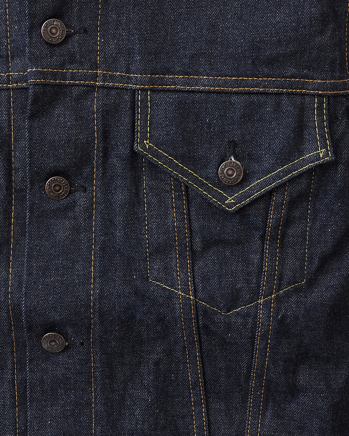 Sugar Cane & Co 1962 Type 3 Selvedge Denim Jacket SC12962