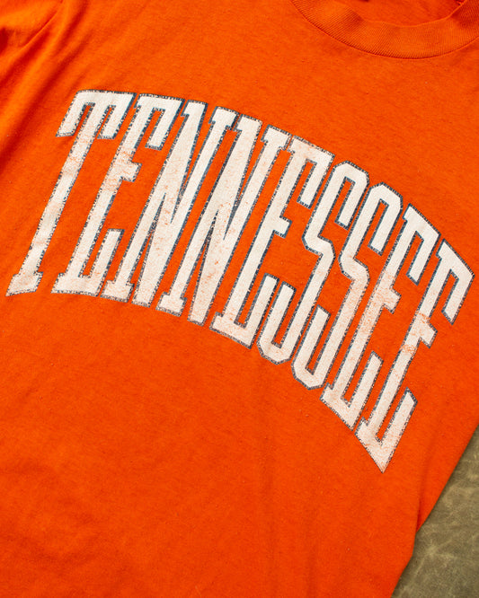 Vintage 80's Made In USA Single Stitch Wolf Tennessee T-shirt Size M