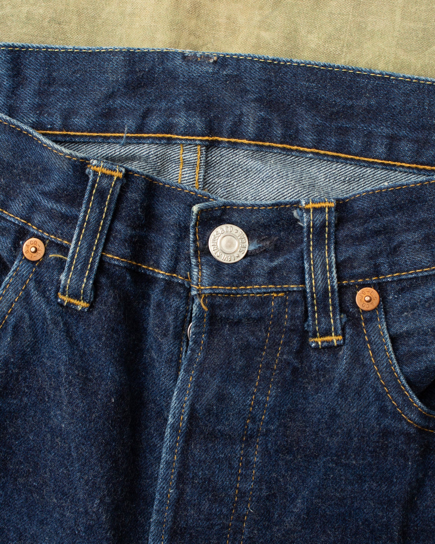 Vintage LVC 1955 XX 555 Valencia Street Made in USA Jeans W32/L34