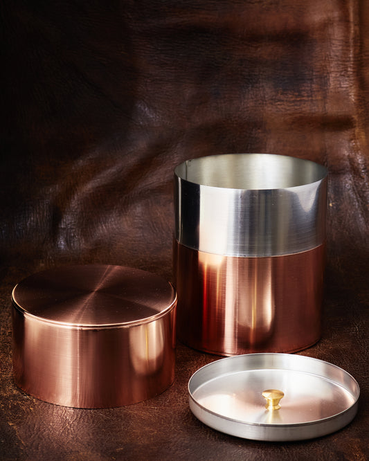 Kaikado Tea Caddy Copper Wide 400g