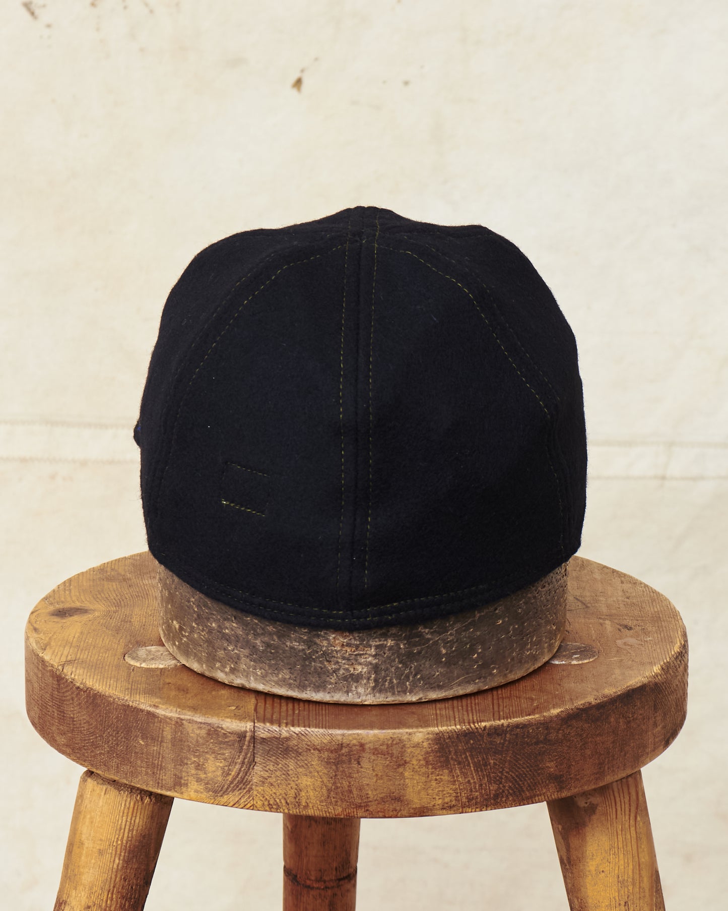 Papa Nui Cap Co. P-80 Wool Cap Black