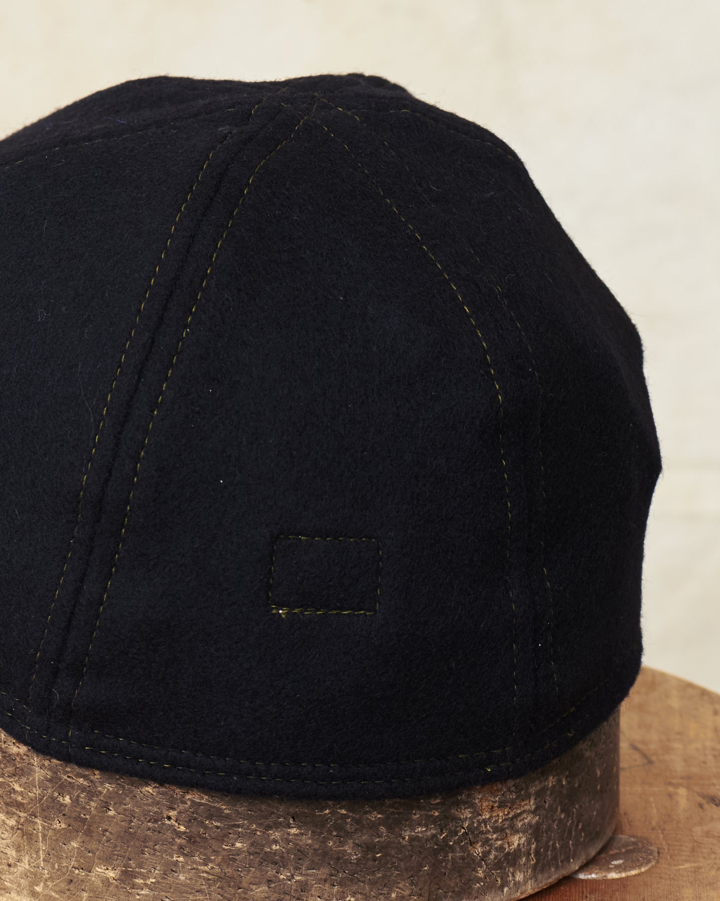 Papa Nui Cap Co. P-80 Wool Cap Black