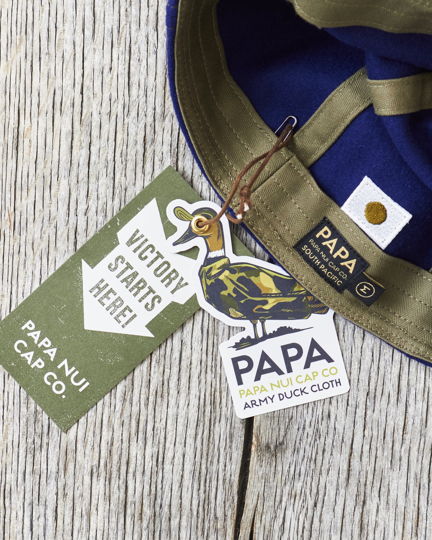 Papa Nui Cap Co. P-80 Wool Cap Royal
