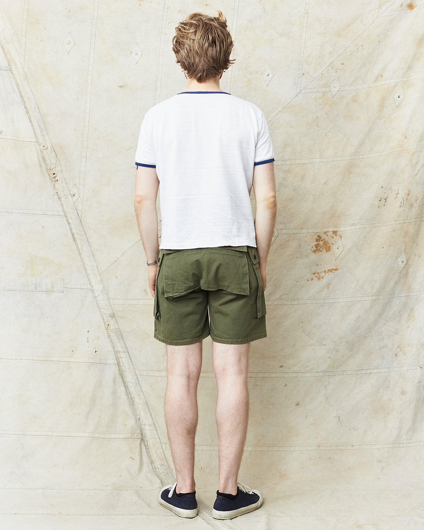 Buzz Rickson's USMC P-44 HBT Twill "Monkey" Shorts BR52388