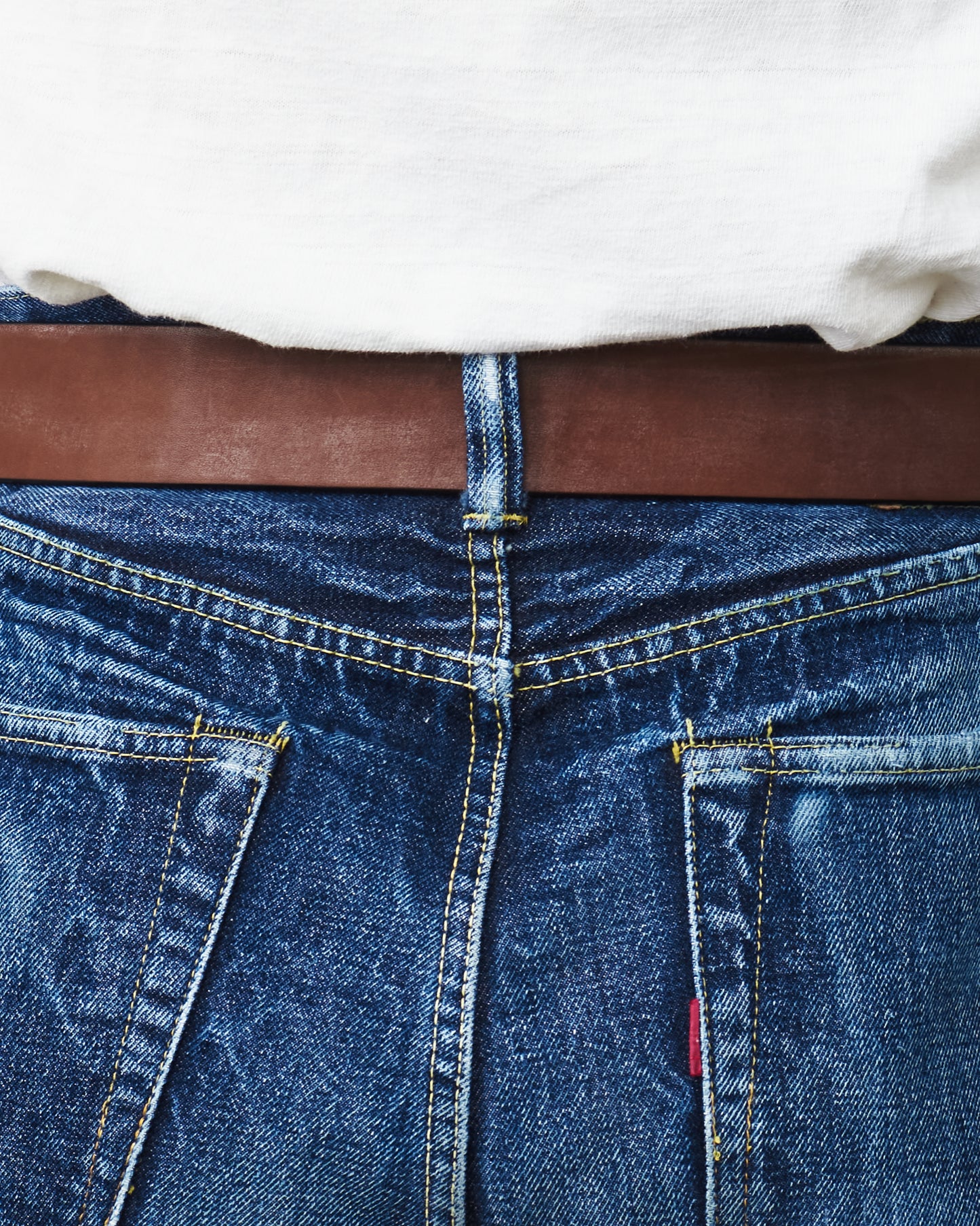 Sugar Cane & Co. Garrison Brown Leather Belt SC02320
