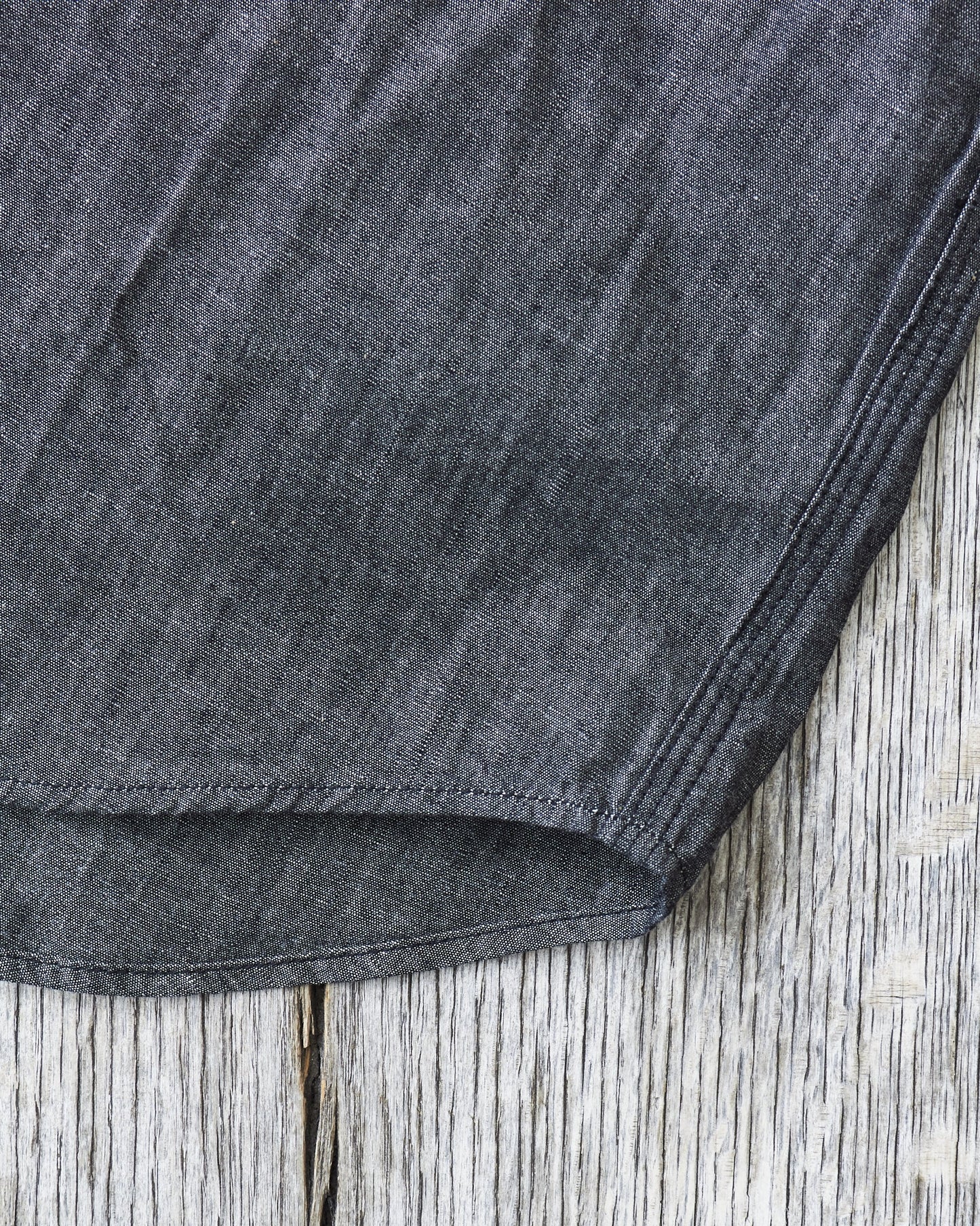 Sugar Cane & Co. Black Chambray Work Shirt SC29159