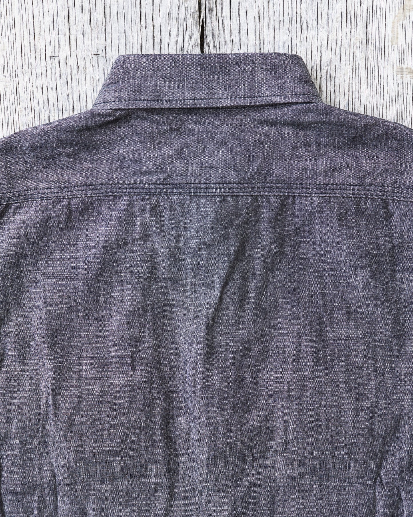 Sugar Cane & Co. Black Chambray Work Shirt SC29159