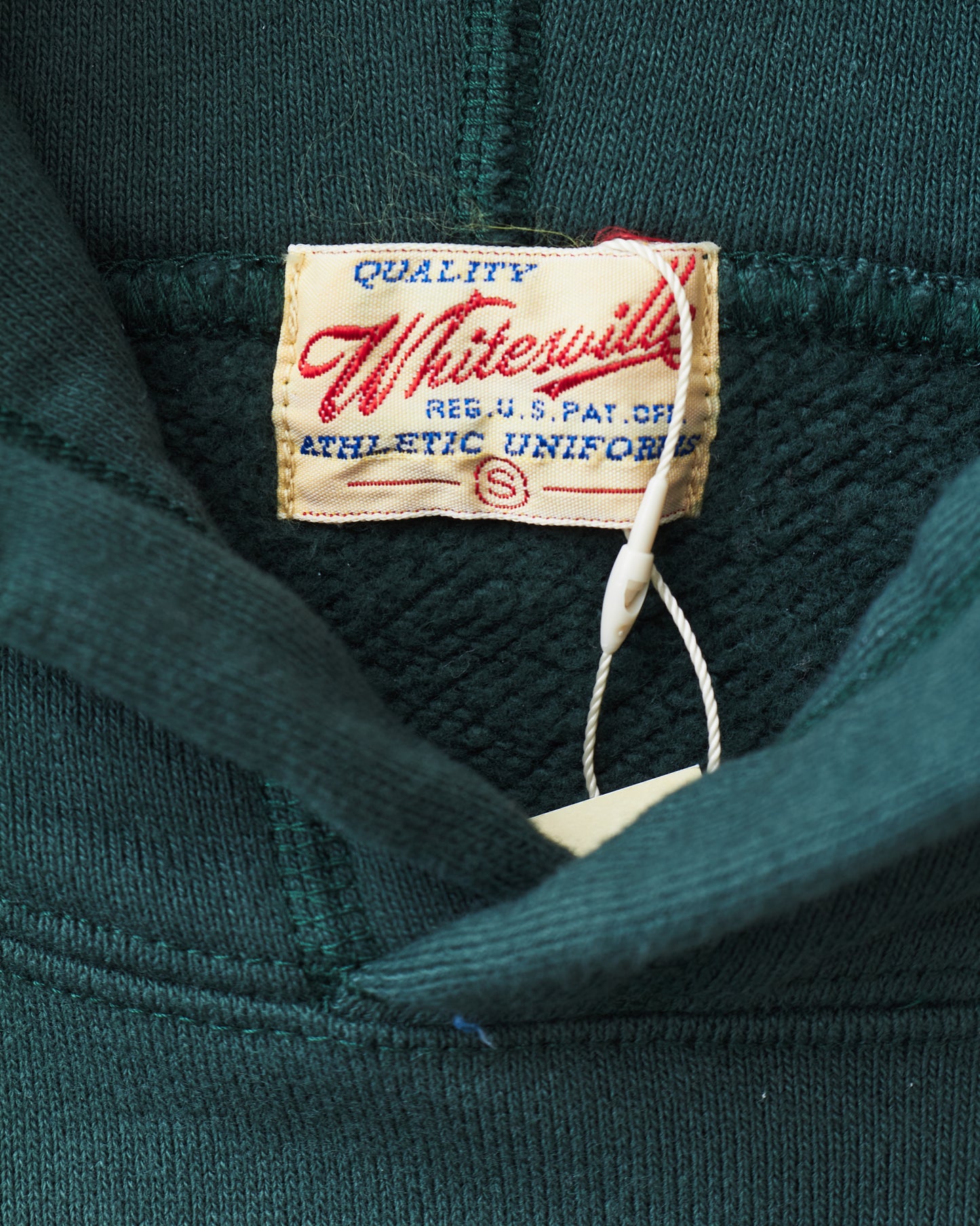Whitesville Heavyweight Loop-Wheeled Hoodie Green WV67729