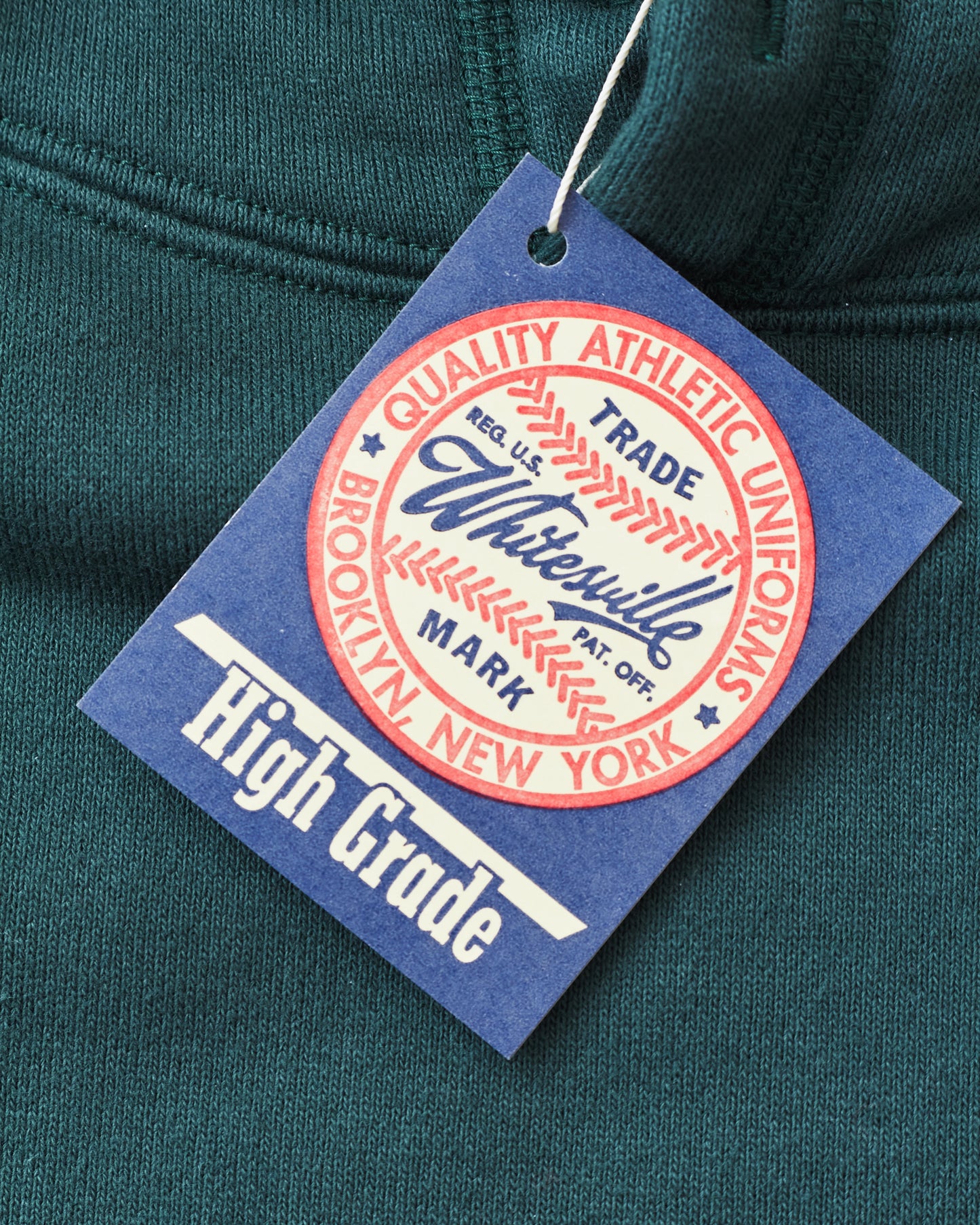 Whitesville Heavyweight Loop-Wheeled Hoodie Green WV67729