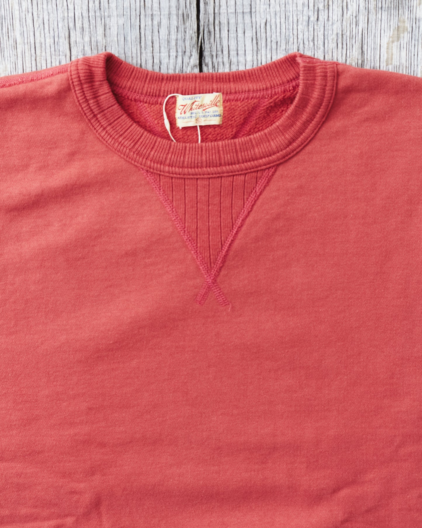 Whitesville Heavyweight Loop-Wheeled Sweatshirt Red WV67728