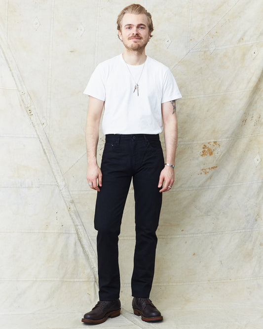 Japan Blue J316BK Circle 13.5 oz Straight Fit Black Jeans