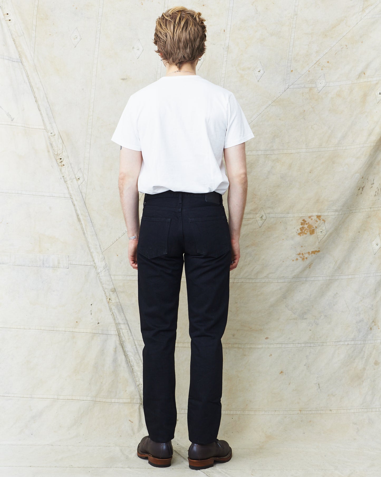 Japan Blue J316BK Circle 13.5 oz Straight Fit Black Jeans