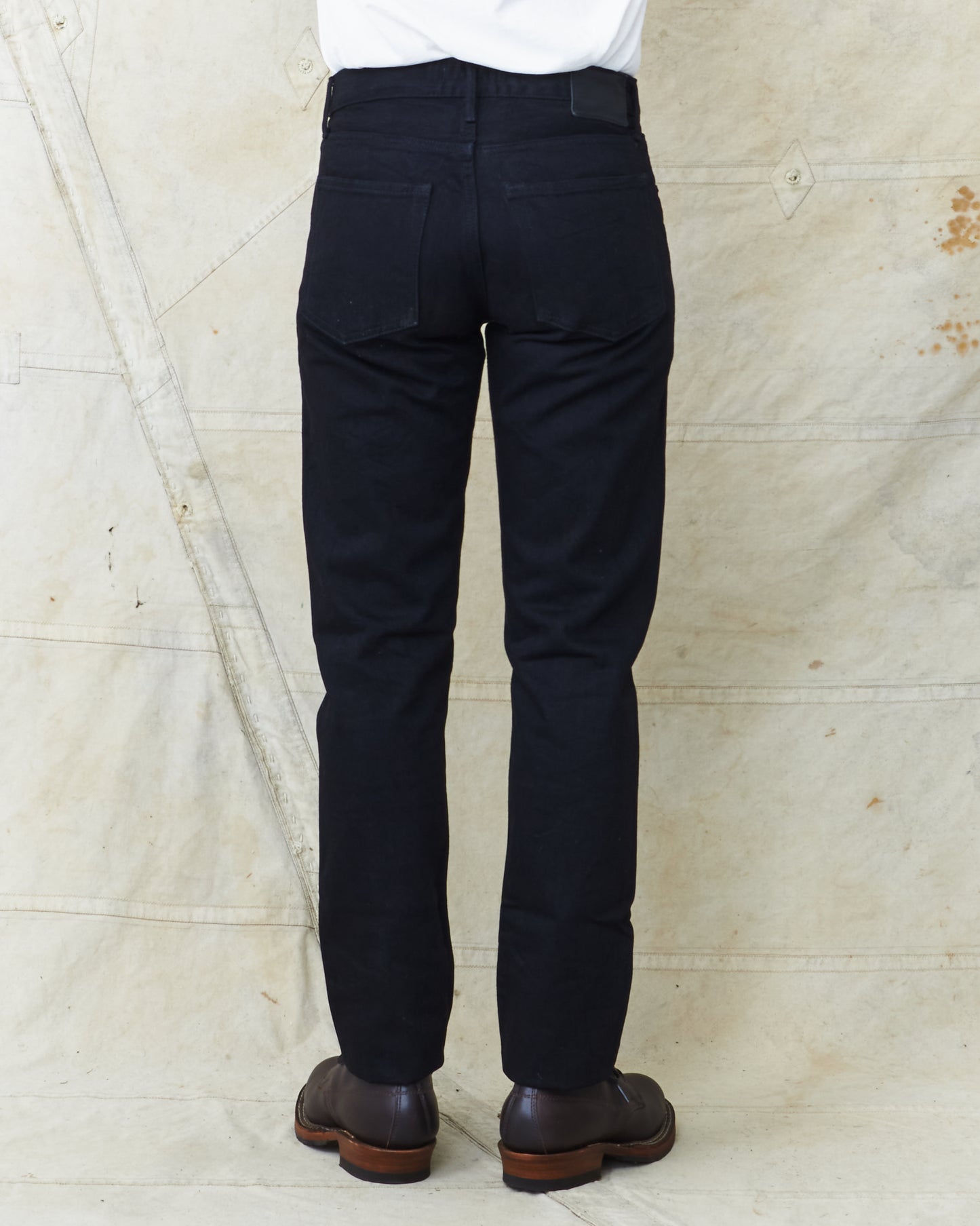 Japan Blue J316BK Circle 13.5 oz Straight Fit Black Jeans
