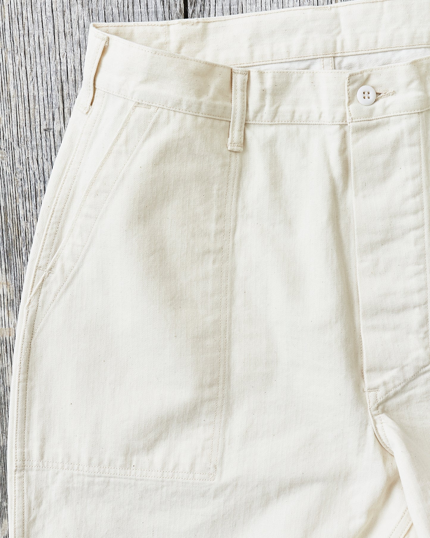 Bryceland's The Bryce-Alls Label USN Deck Pants Ecru