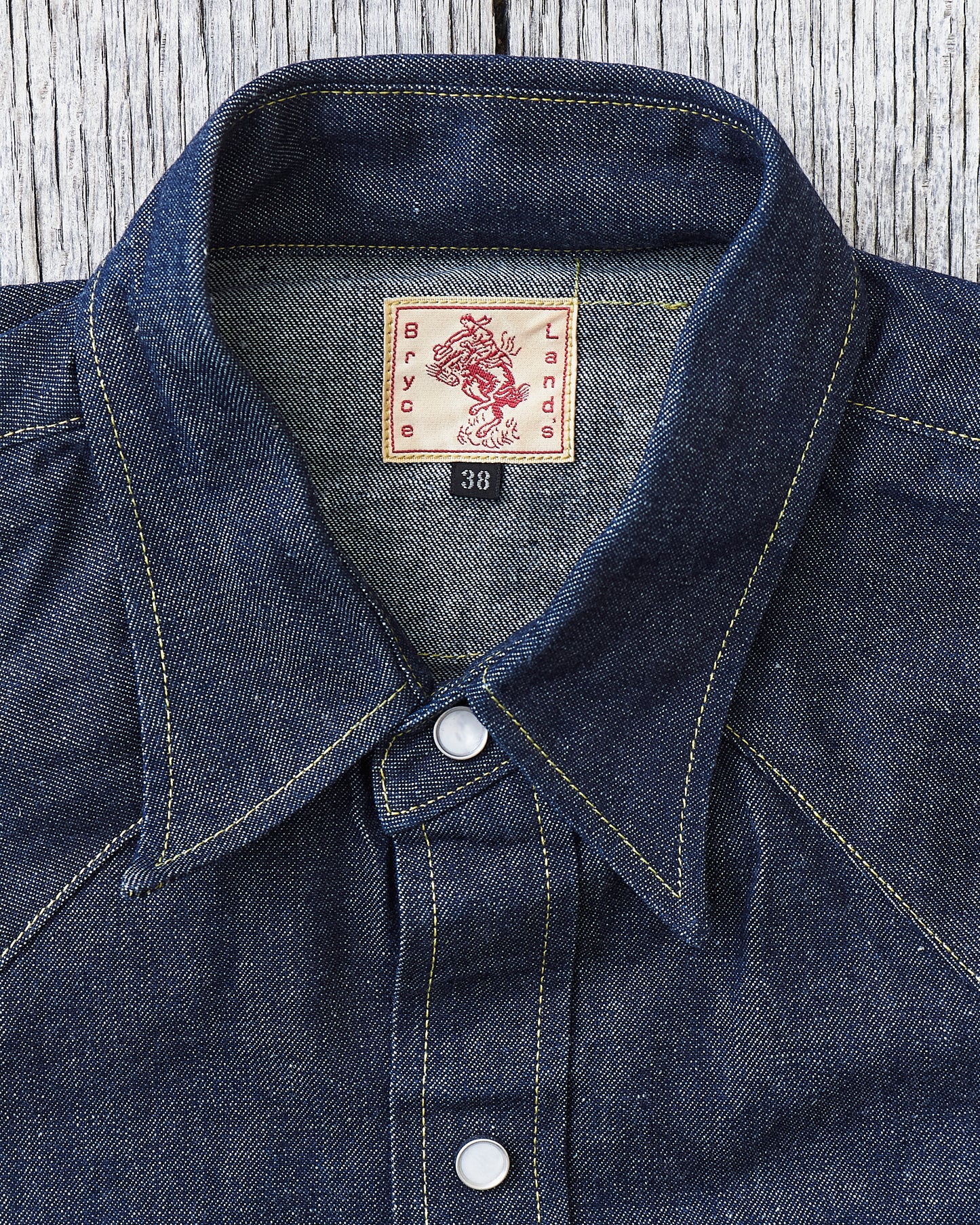 Bryceland's The Cowboy Label Sawtooth Westerner Shirt Denim