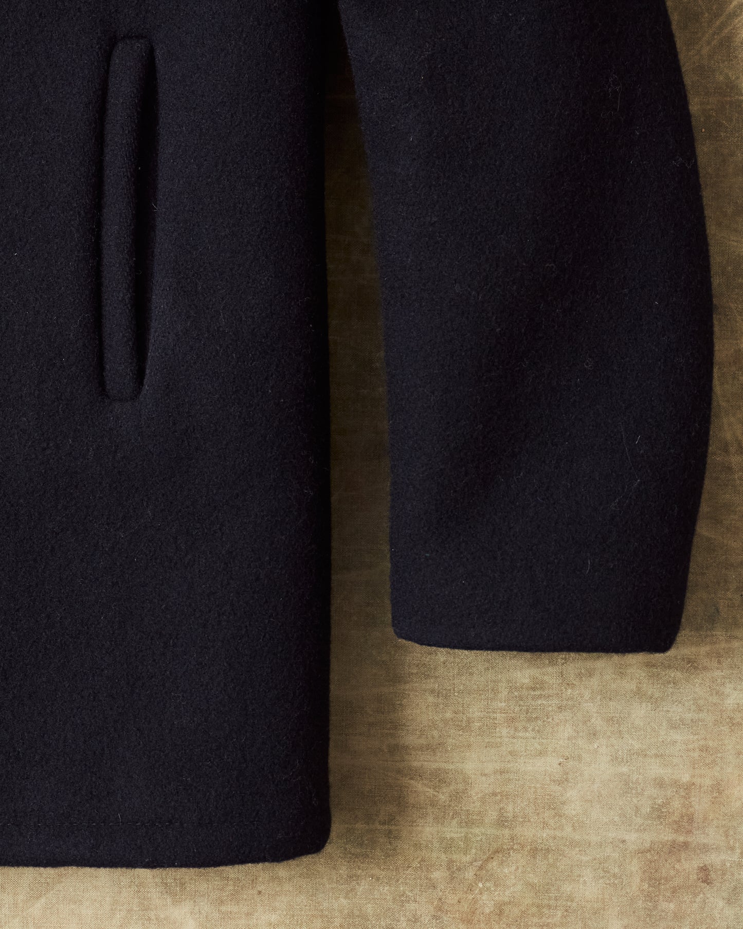 Second Hand Schott USN Wool Pea Coat Size 36