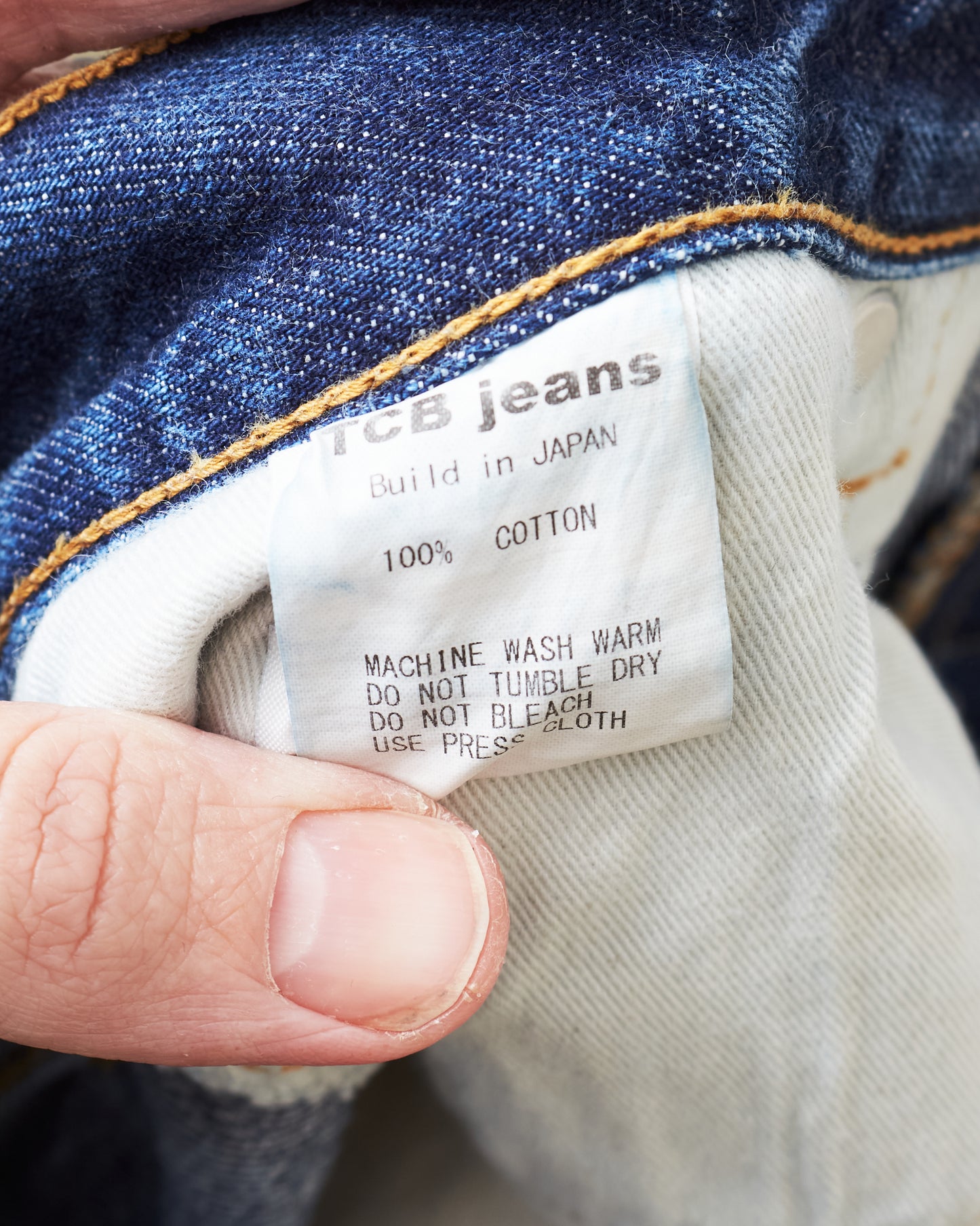 Second Hand TCB Jeans 60's Fit Size W36