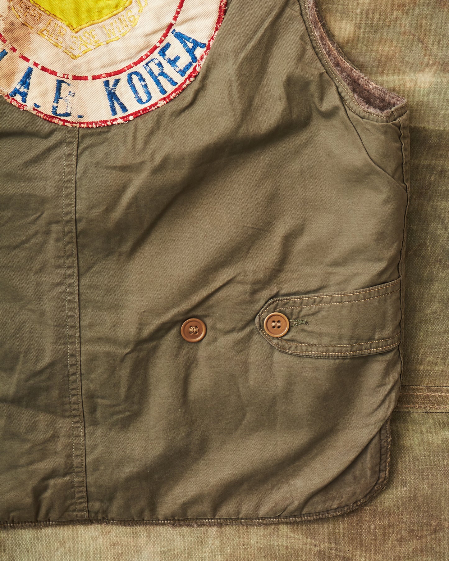Vintage US Army Korean War Flight Vest