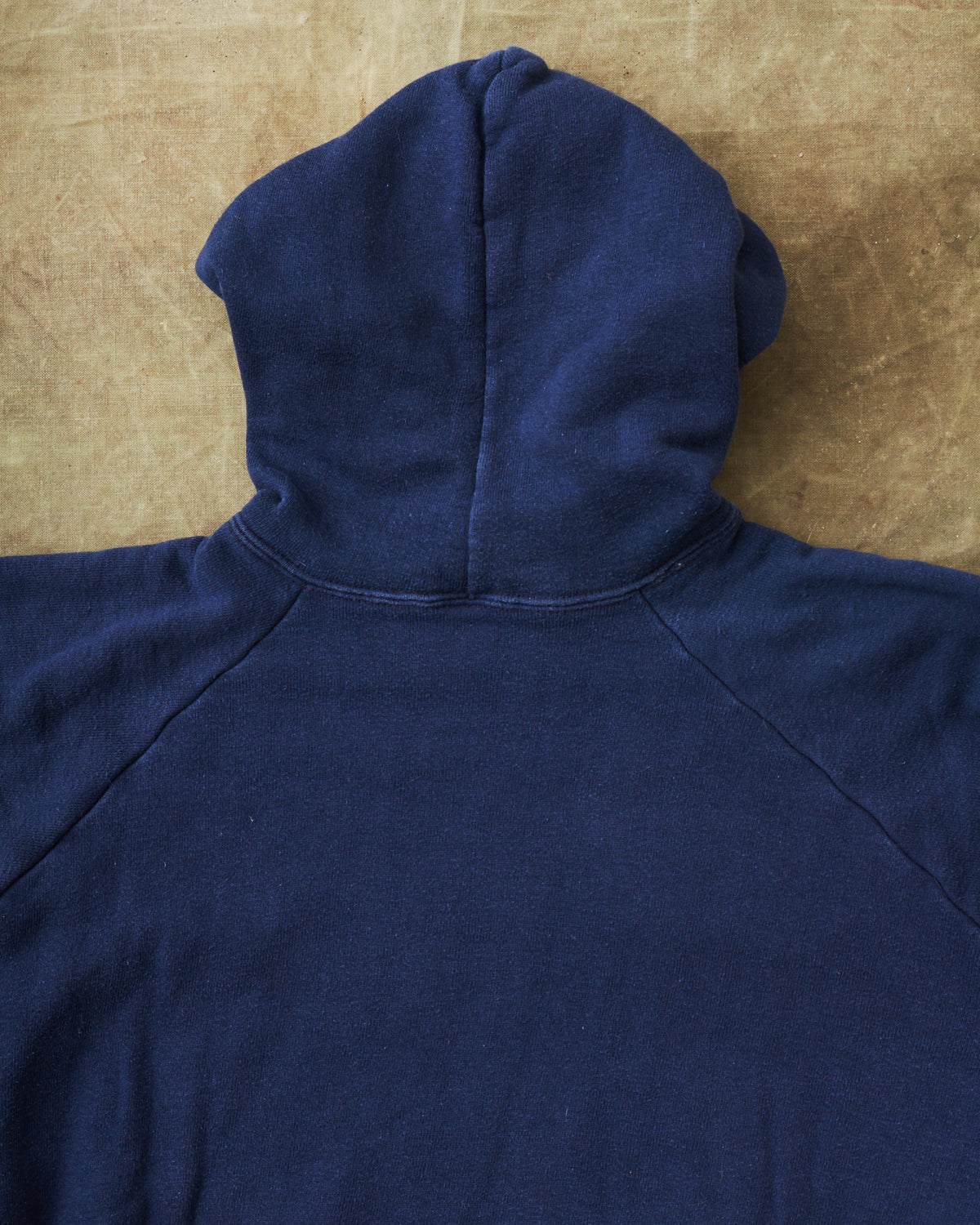 Vintage 50/60's Navy Colored Raglan Sleeved Thermal Hoodie