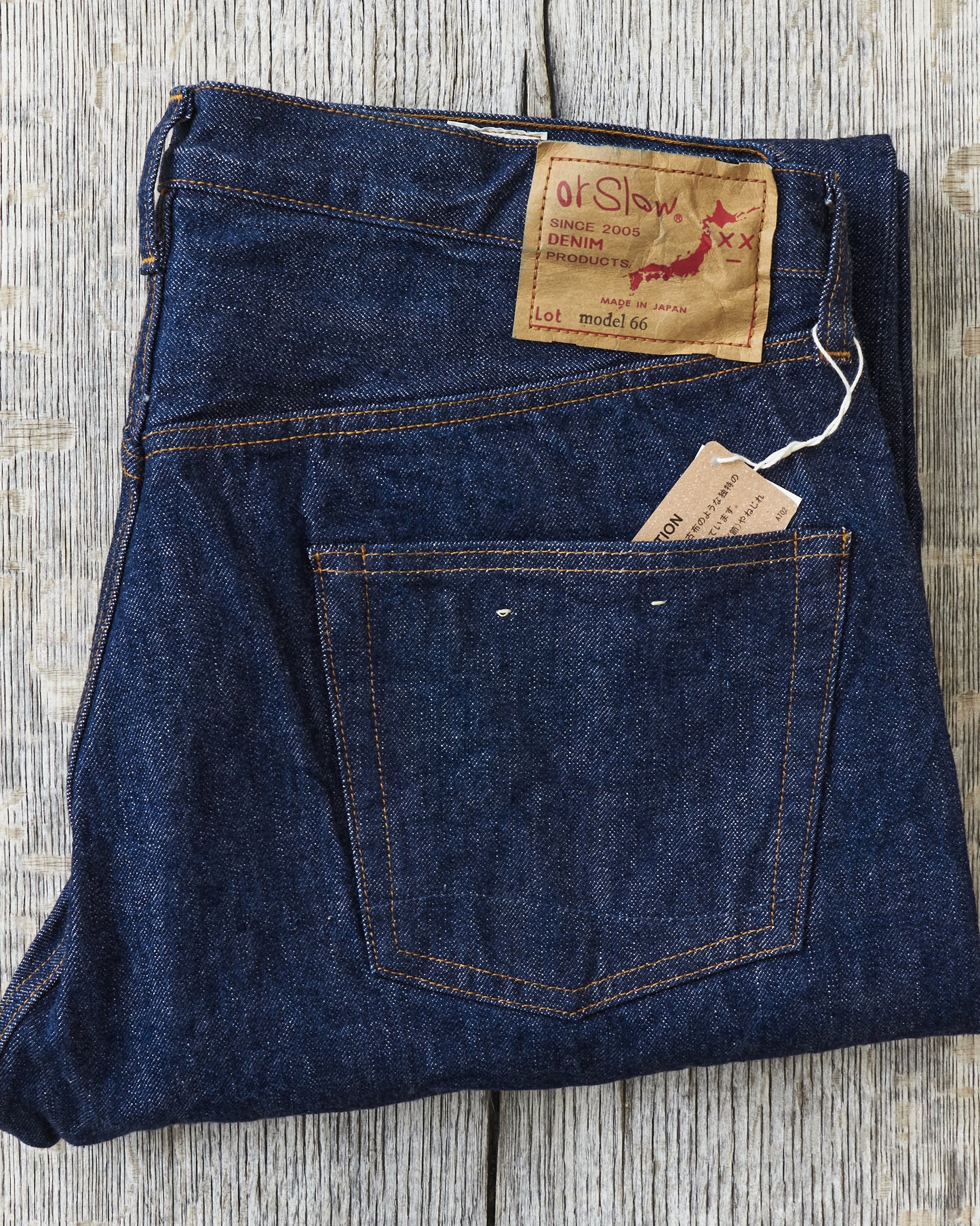 OrSlow 1056 Model 66 Standard Fit Jeans One Wash