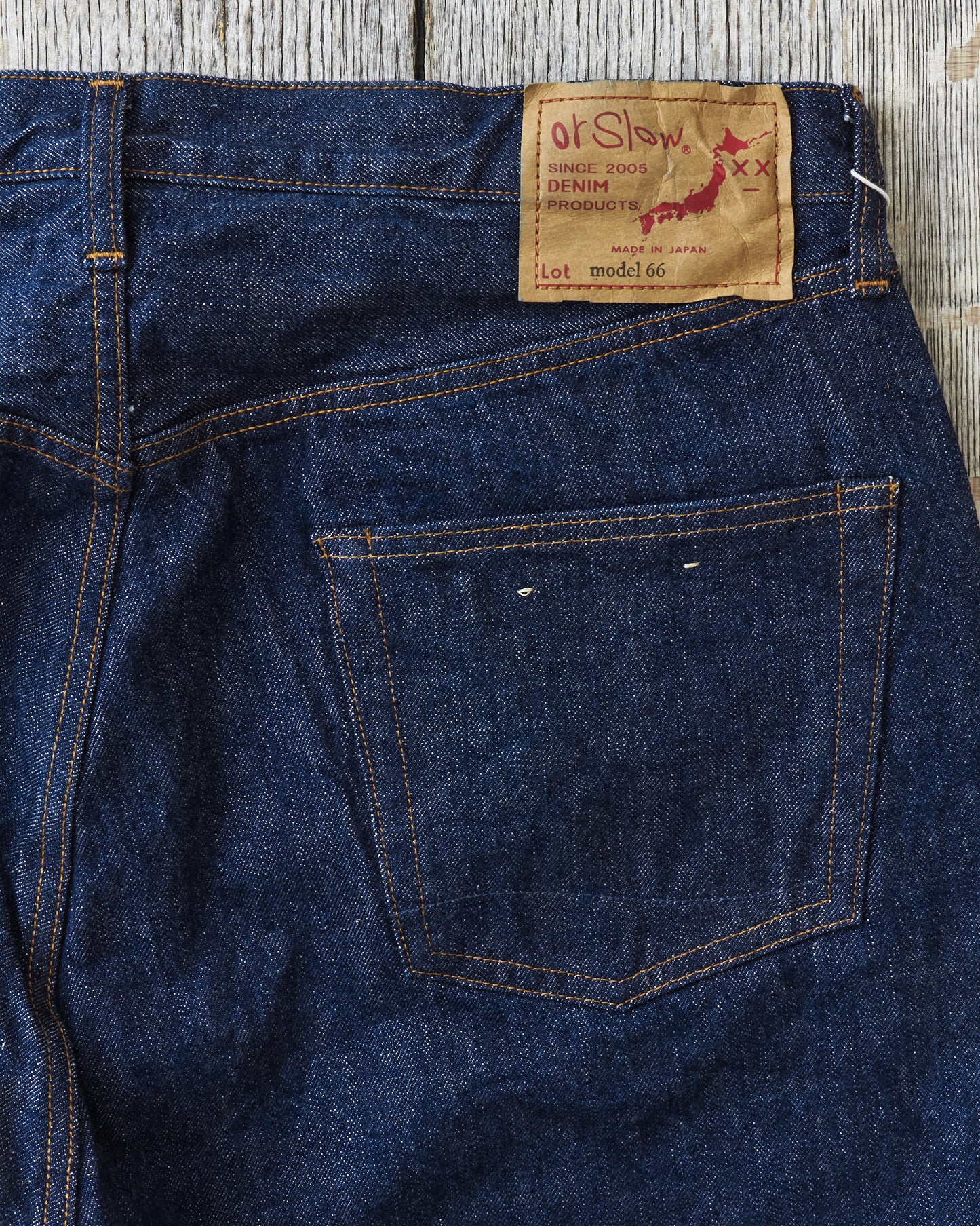 OrSlow 1056 Model 66 Standard Fit Jeans One Wash