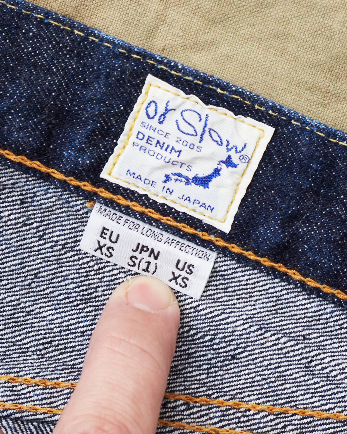 Second Hand OrSlow 105 Standard Fit Jeans EU XS / JPN 1