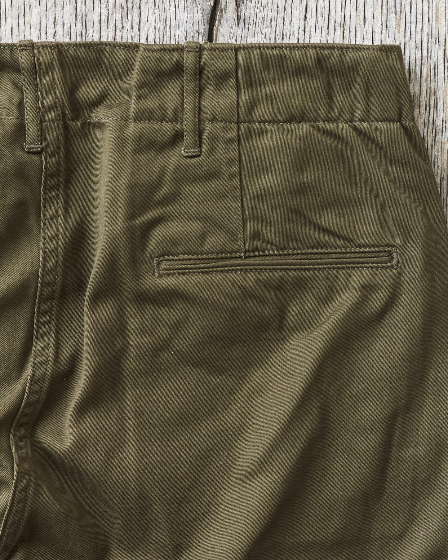 Buzz Rickson's Original Spec Chinos Olive One Wash BR40025A