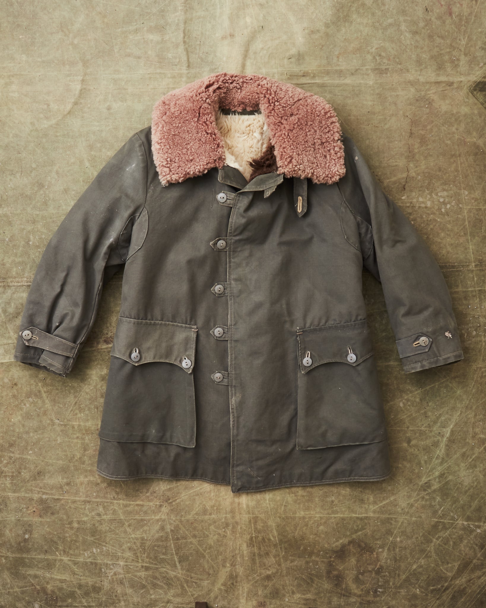 No. 1 Vintage Swedish Army Survival Coat Livpäls M/1944 Small 