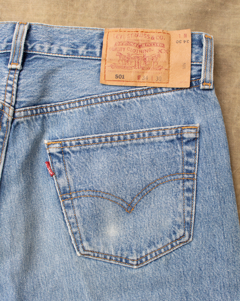 90's Made in UK Levi's 501 store denim jeans W30 x L29,5