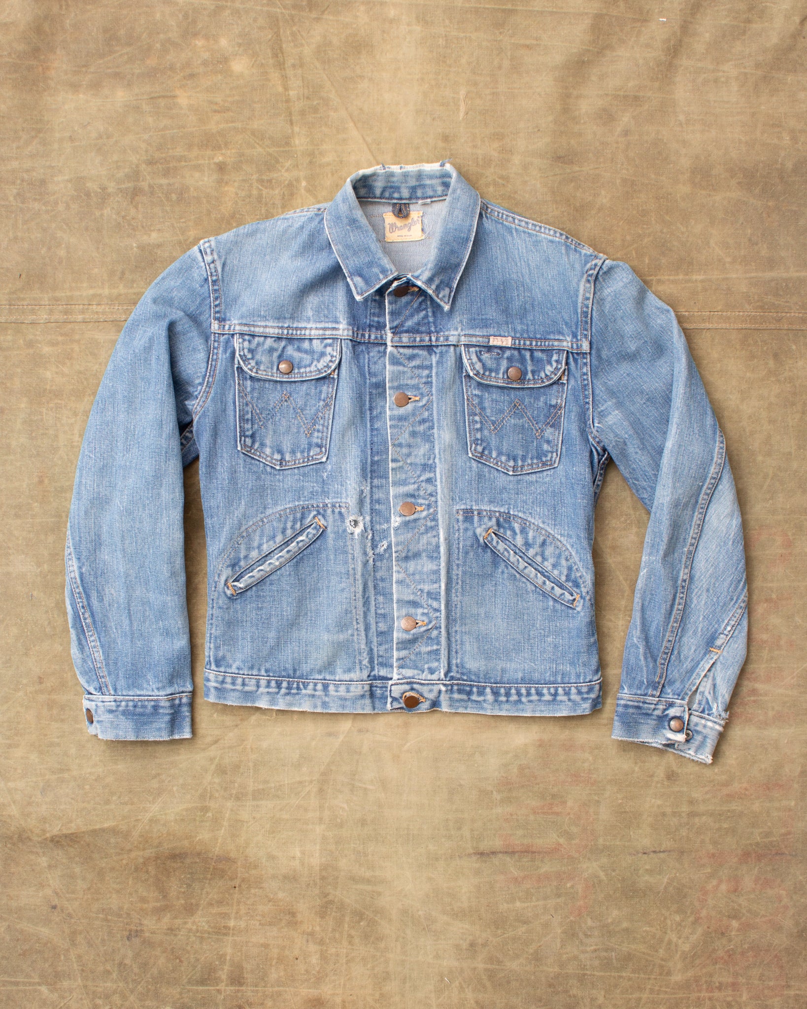 Vintage 1960's Wrangler Selvage Denim Jacket Size 36 – Second Sunrise