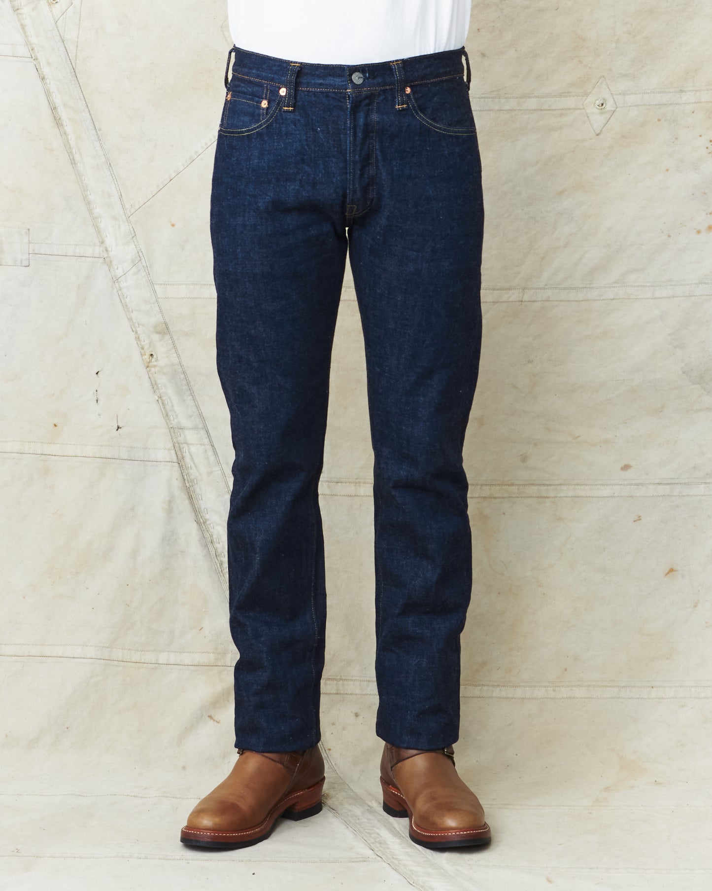 Sugar Cane & Co. Model 2014 Slim Tapered One Wash Jeans SC42014A