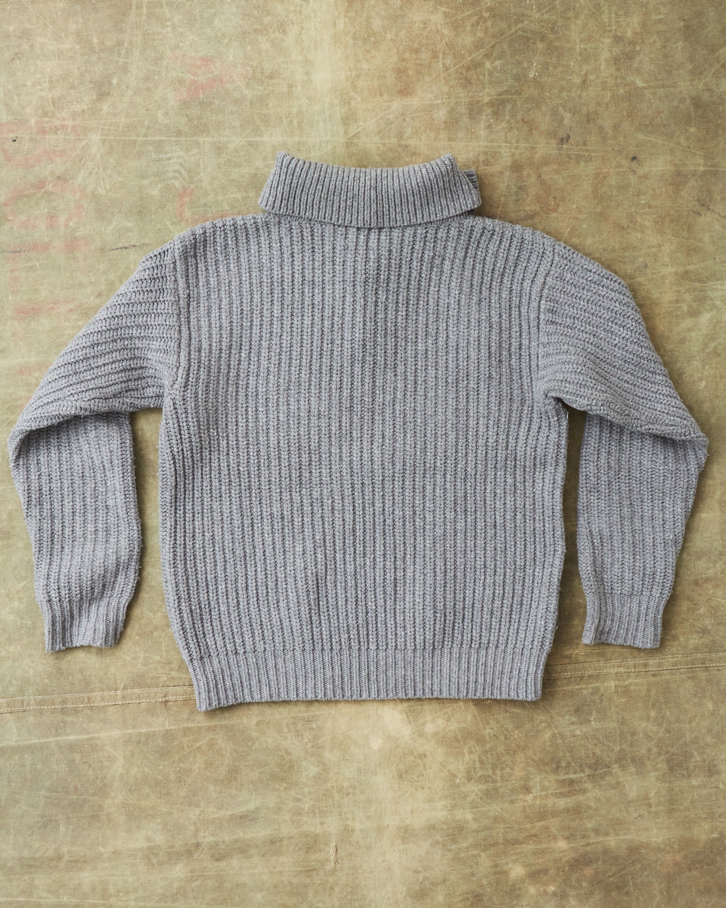 Second Hand Levi's Vintage Clothing LVC Cable Knit Shawl Collar Sweater Size M